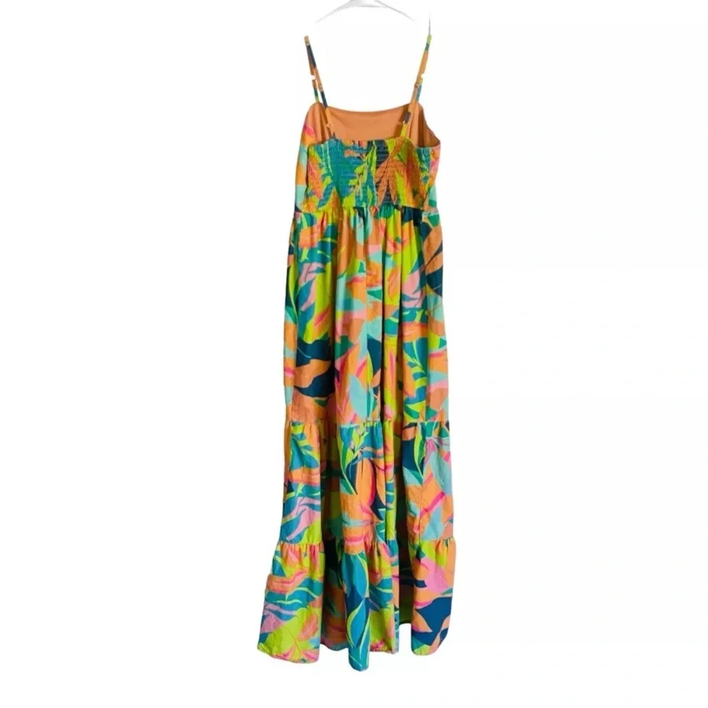 Sincerly Jules Colorful Maxi Long Dress Sundress Resortwear Easter Travel Shower - Picture 2 of 9